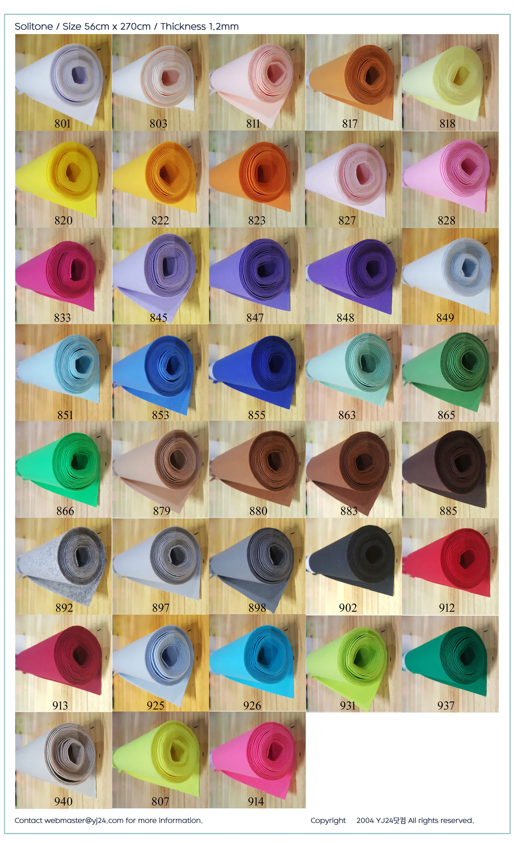 Soliton Hardfelt Roll Felt
