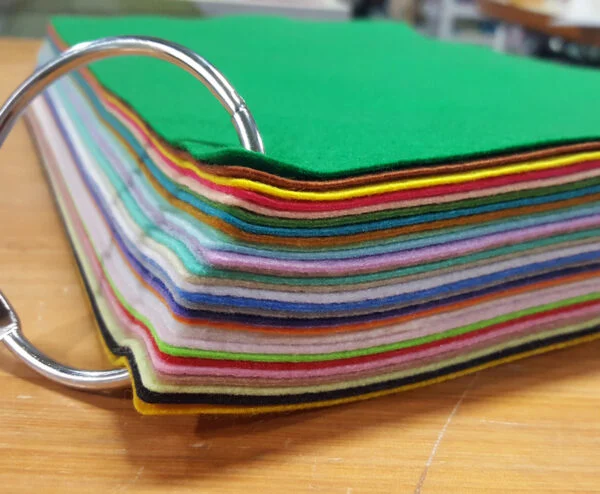 1497261033521164f5d9 (1) Shinwon felt paper / soft / Domusong / 1mm / 20x28cm / 30 color set