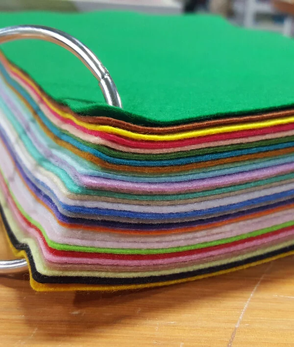 1497261033521164f5d9 (1) Shinwon felt paper / soft / Domusong / 1mm / 20x28cm / 30 color set