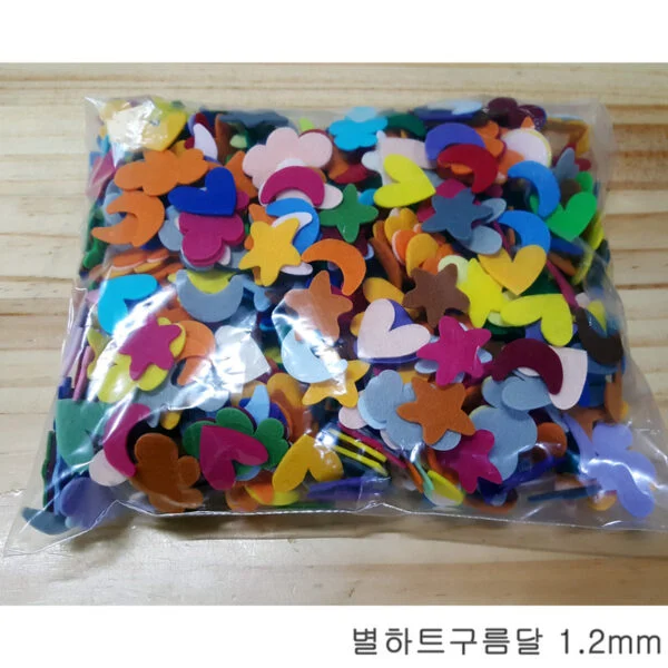 15236047343458ff3f59 Felt material/star heart cloud moon (small)/Domusong/bulk large capacity/1 bag