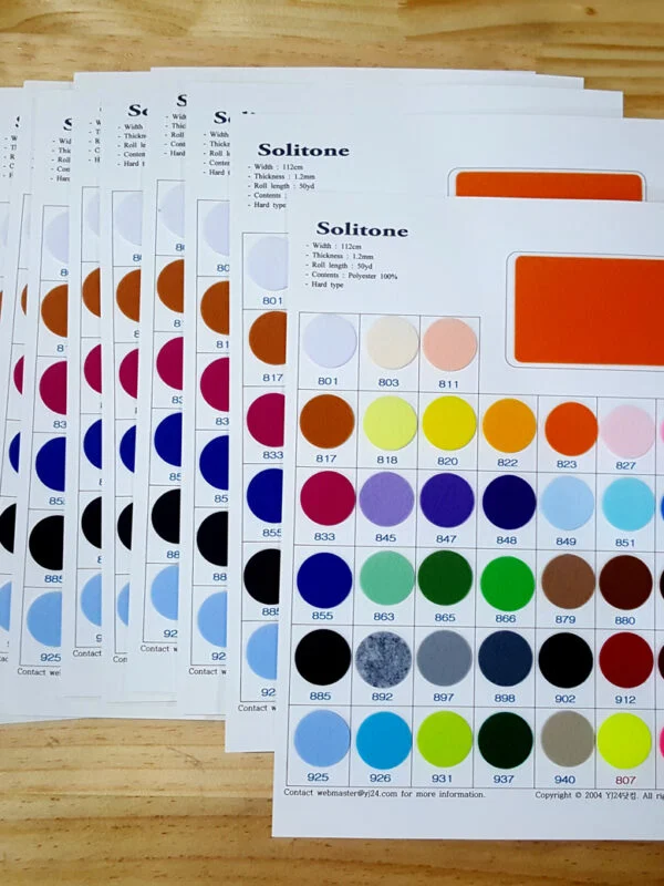Solitone Color table