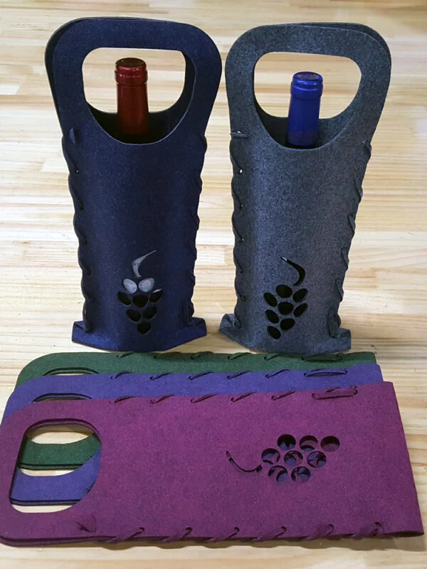 20190203_115321 Felt Wine Bag Wine Bag Wine Pouch