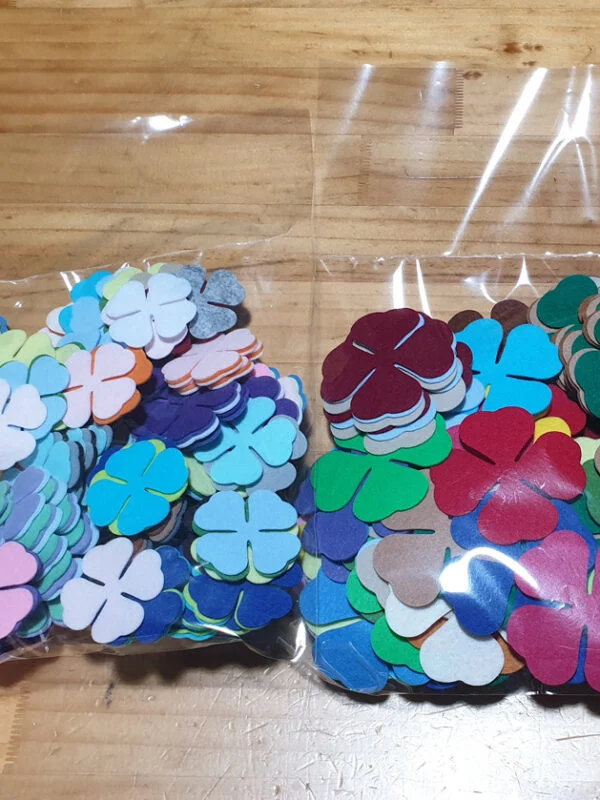 Felt material / clover / Domusong / bulk large capacity / 1 bag