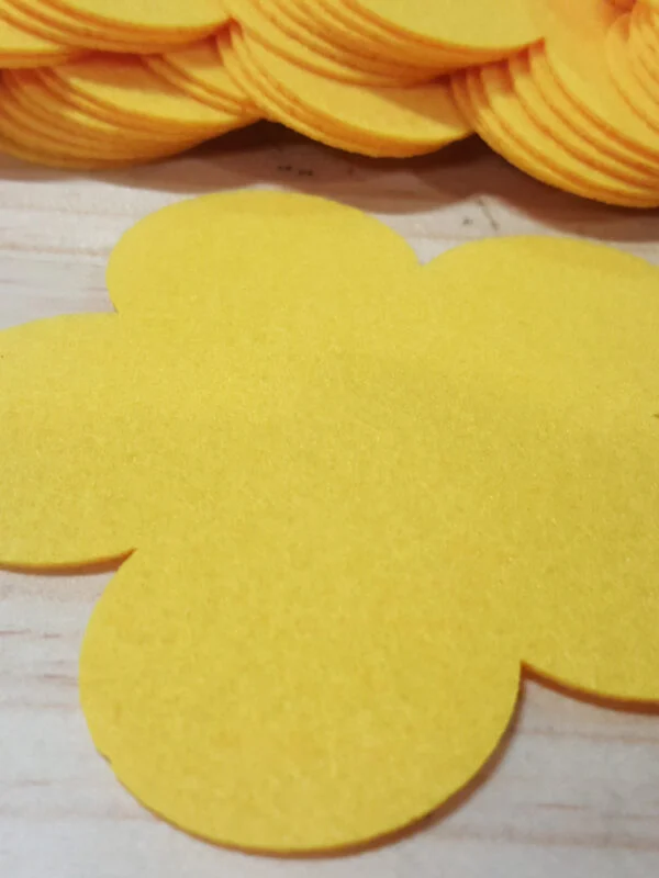 Laser Cutting Felt Material Flower