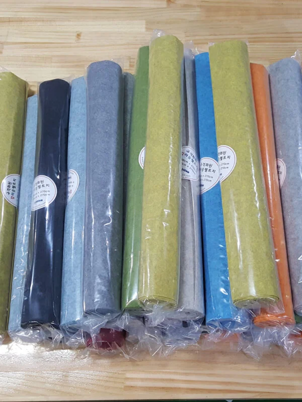 Roll felt paper artifel M12 / non-adhesive melan fabric 3 hemp 1.2mm / 56x270cm