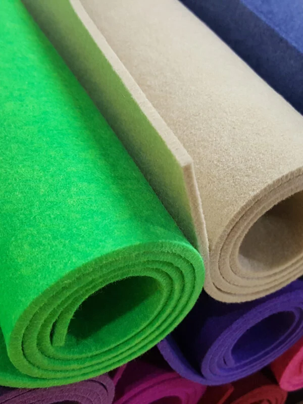 Roll felt paper artifel M40 4mm felt melan fabric 56x75cm