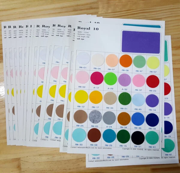 royal10samplechart Royal 10 Color Scheme