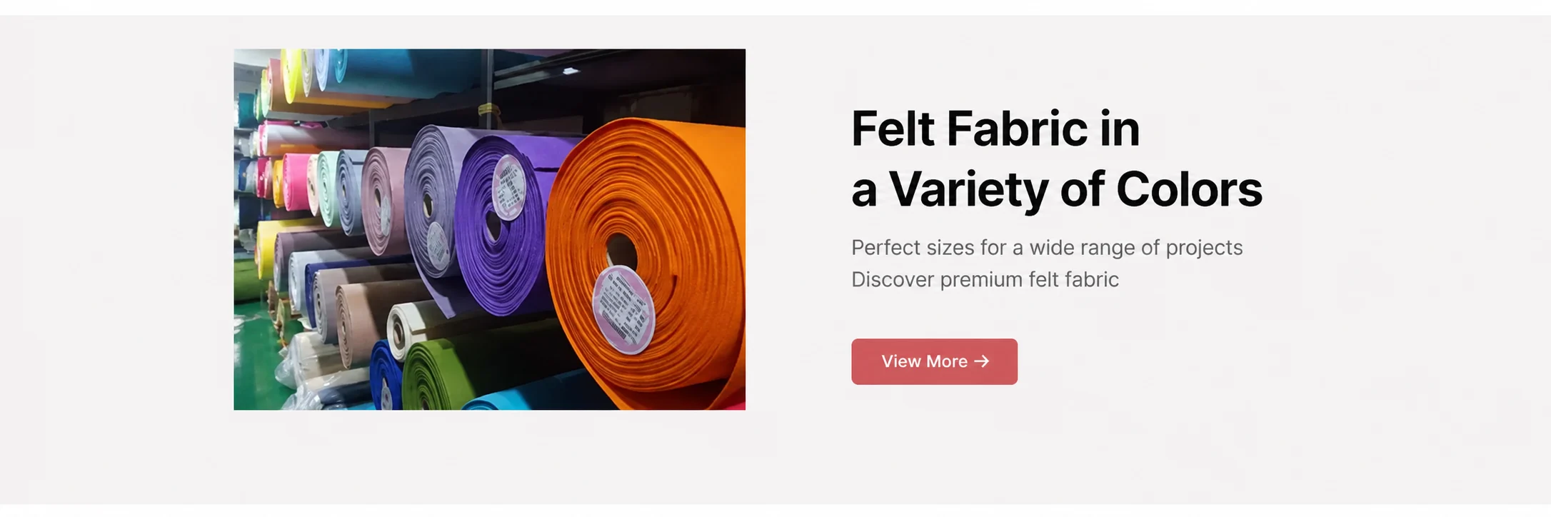 Felt Fabric in a Variety of Colors