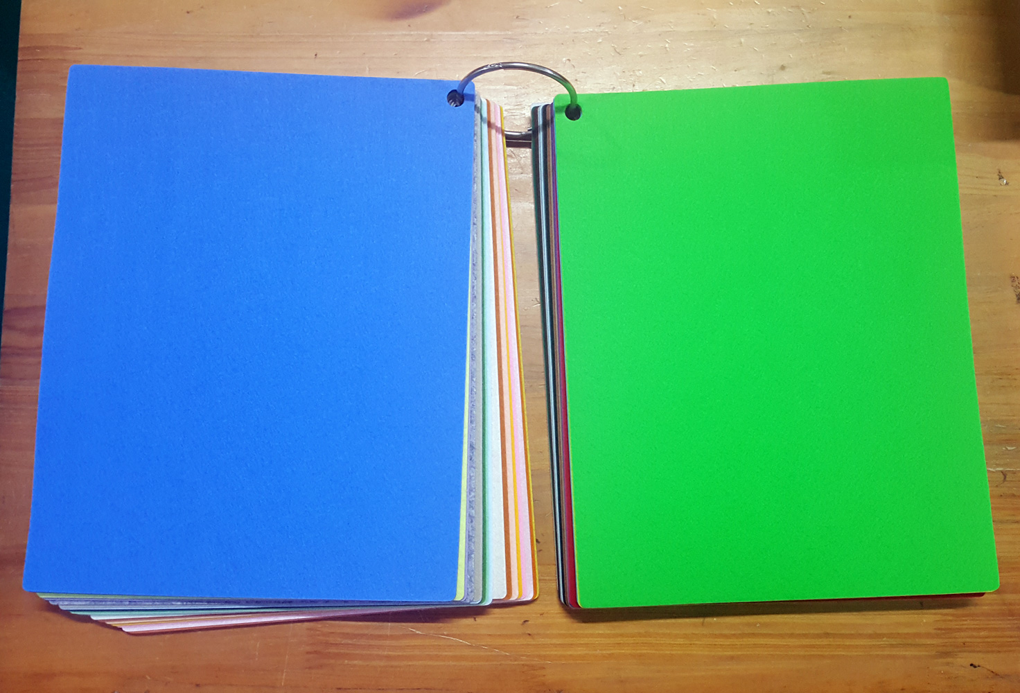 Shinwon Felt Paper/Hard Felt/Domusong/1.2mm/22x28cm/36 Color Set 3