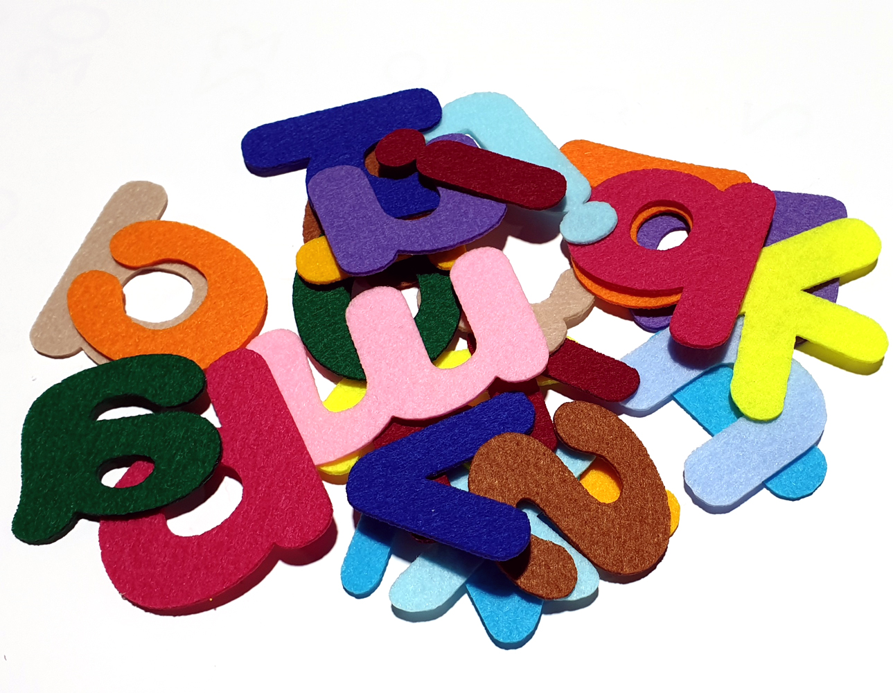 Felt material English lowercase letter thickness 1.2mm 26 letters 1 bag 2 EC868CEBACB8EC9E90