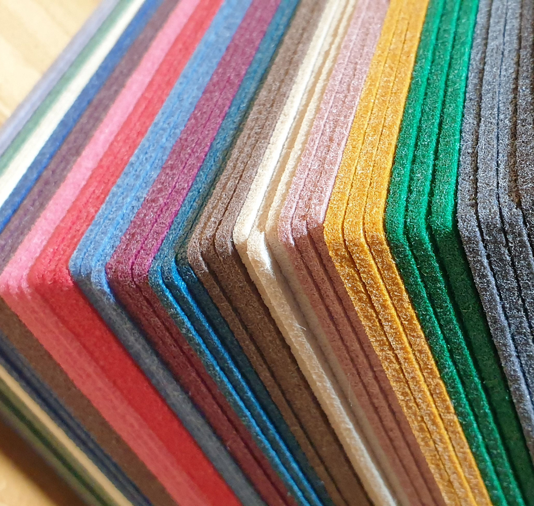 Shinwon felt / artifel M25 / thickness 2.5mm / melan / 20x30cm / 1 sheet 4 artifel m25 30x45 02