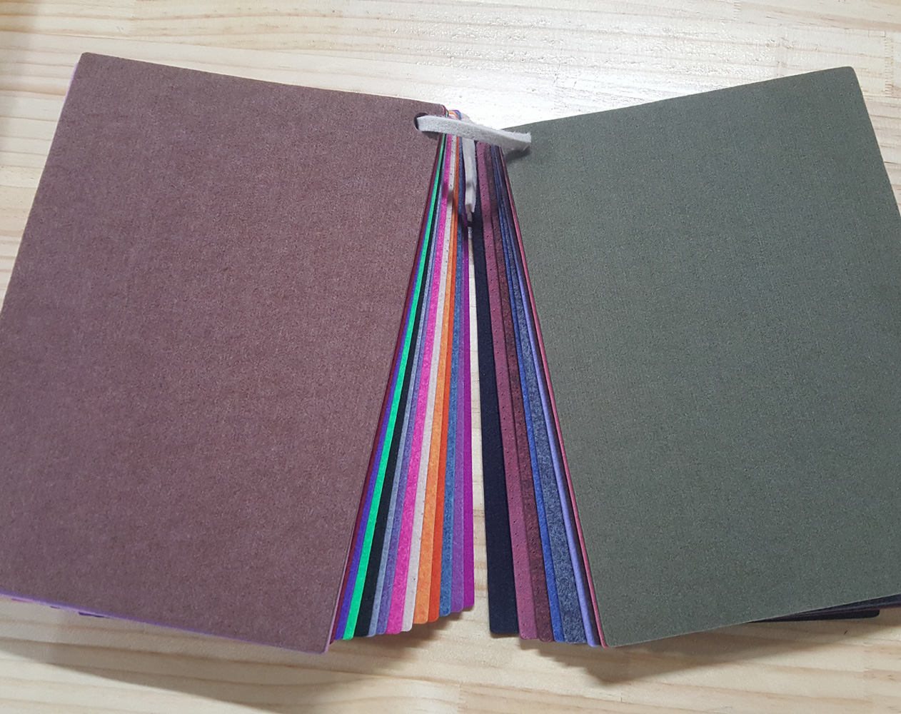 Shinwon felt paper / artifel M40 / 4mm felt / melan / 20x28cm 24 color set / Domusong 3 artifelm40 003